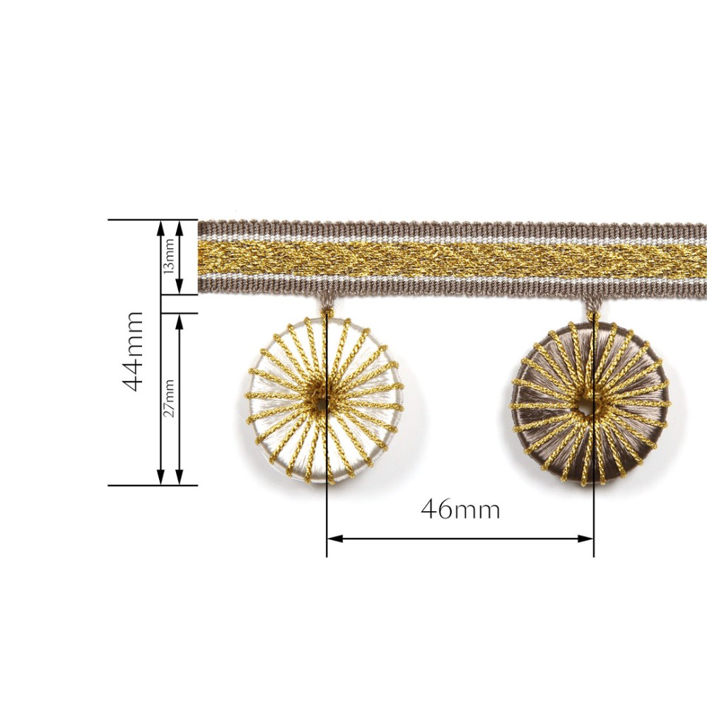 Aquilla Round Tassel Fringe -